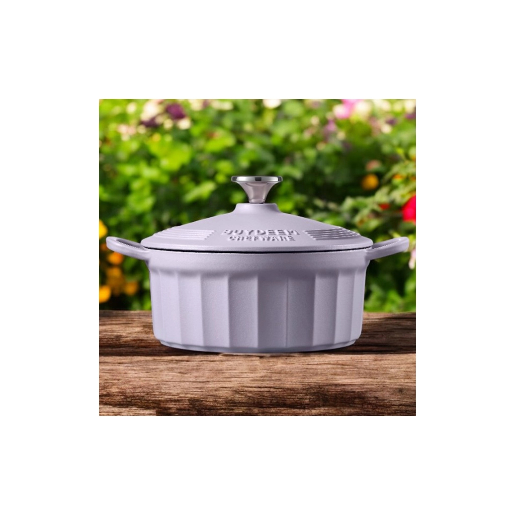 Гусятниця Buydeem CP521 Petal Purple чавунна емальована 2.9 л (CP521-PP) - зображення 8