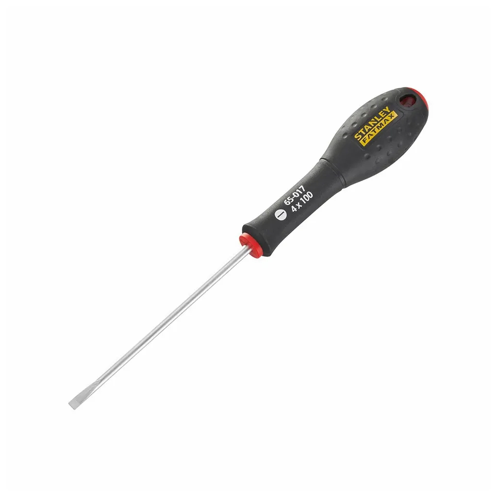 Викрутка Stanley FatMax, шліц SL4х100мм, паралельне джало. (0-65-017) - зображення 1