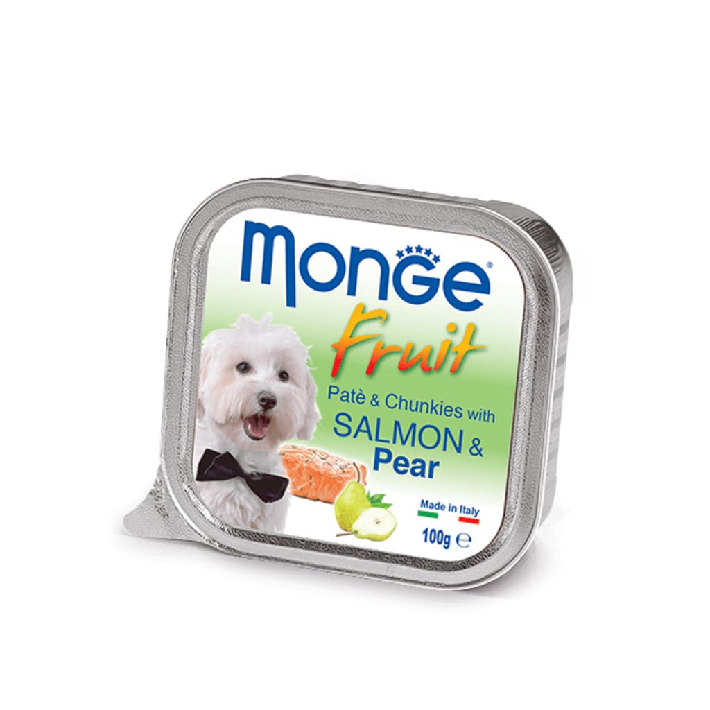 Консерви для собак Monge DOG FRUIT лосось з грушею 100 г (8009470013246) - зображення 1