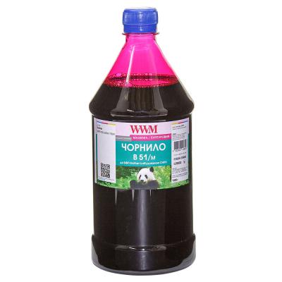 Чорнило WWM Brother DCP-T300/T500W/T700W Magenta 1000г pigmented (B51/M-4) - зображення 1