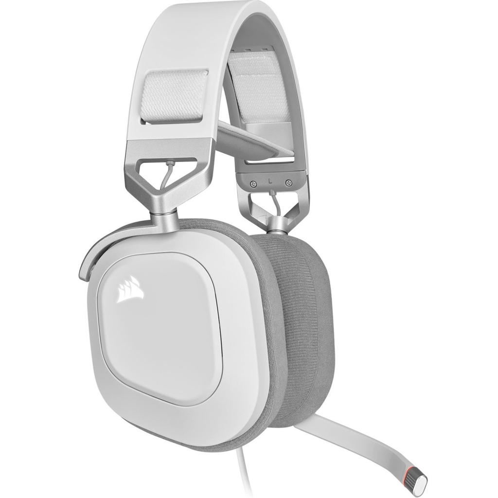 Навушники Corsair HS80 RGB USB Headset White (CA-9011238-EU) - зображення 2