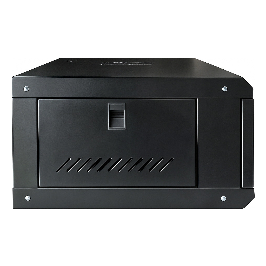 Шафа настінна GEAR 4U 19" 600x450x280 мм, + полка 19", black (GWMSN-4U-600-450) - изображение 2