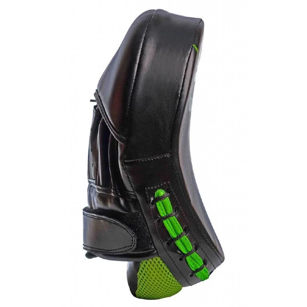 Лапи боксерські PowerPlay 3041 PU Black/Green (PP_3041_Green) - зображення 3