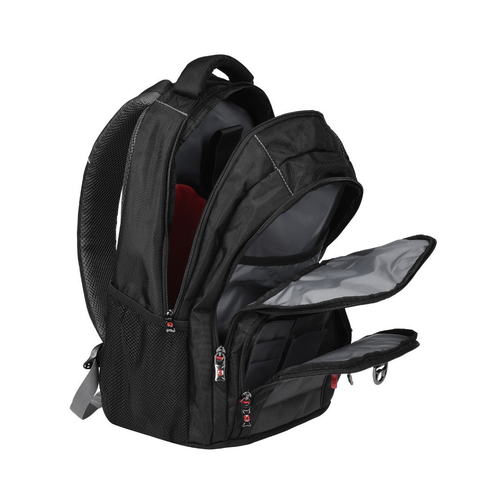 Рюкзак для ноутбука Wenger 16" Pillar Black/Gray (600633) - зображення 6