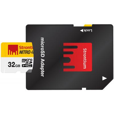 Карта пам'яті Strontium Flash 32GB microSDHC Class 10 USH-I 466X (SRN32GTFU1C) - зображення 3