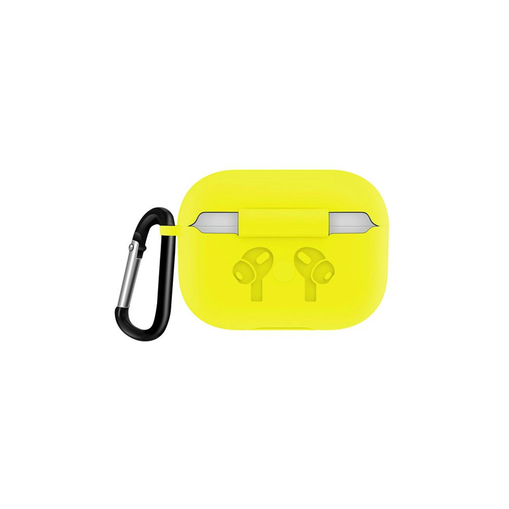 Чохол для навушників BeCover Silicon Protection для Apple AirPods Pro Yellow (704506) - зображення 2