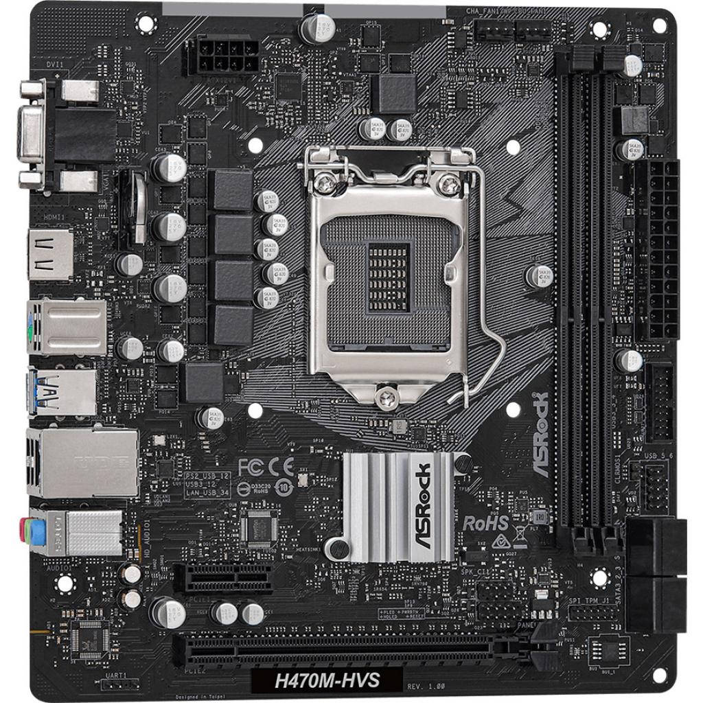 Материнська плата ASRock H470M-HVS - зображення 4
