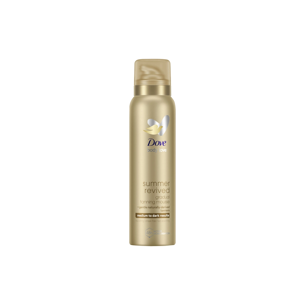 Автозасмага Dove Body Love Summer Revived Мус для тіла Від середнього до темного 150 мл (8710847962783) - зображення 1