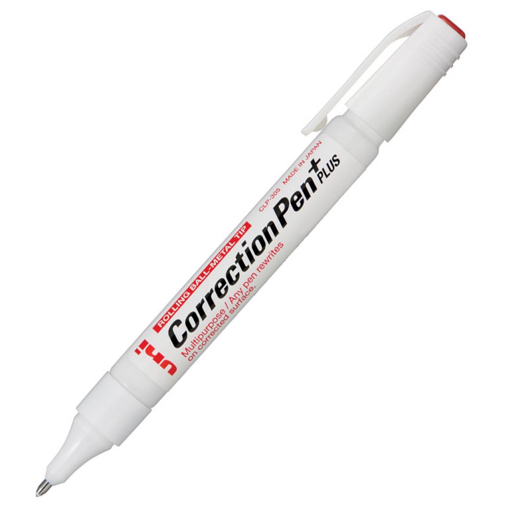Коректор UNI pen Rolling Ball PLUS, 1.0мм, metal tip (CLP-305) - изображение 1