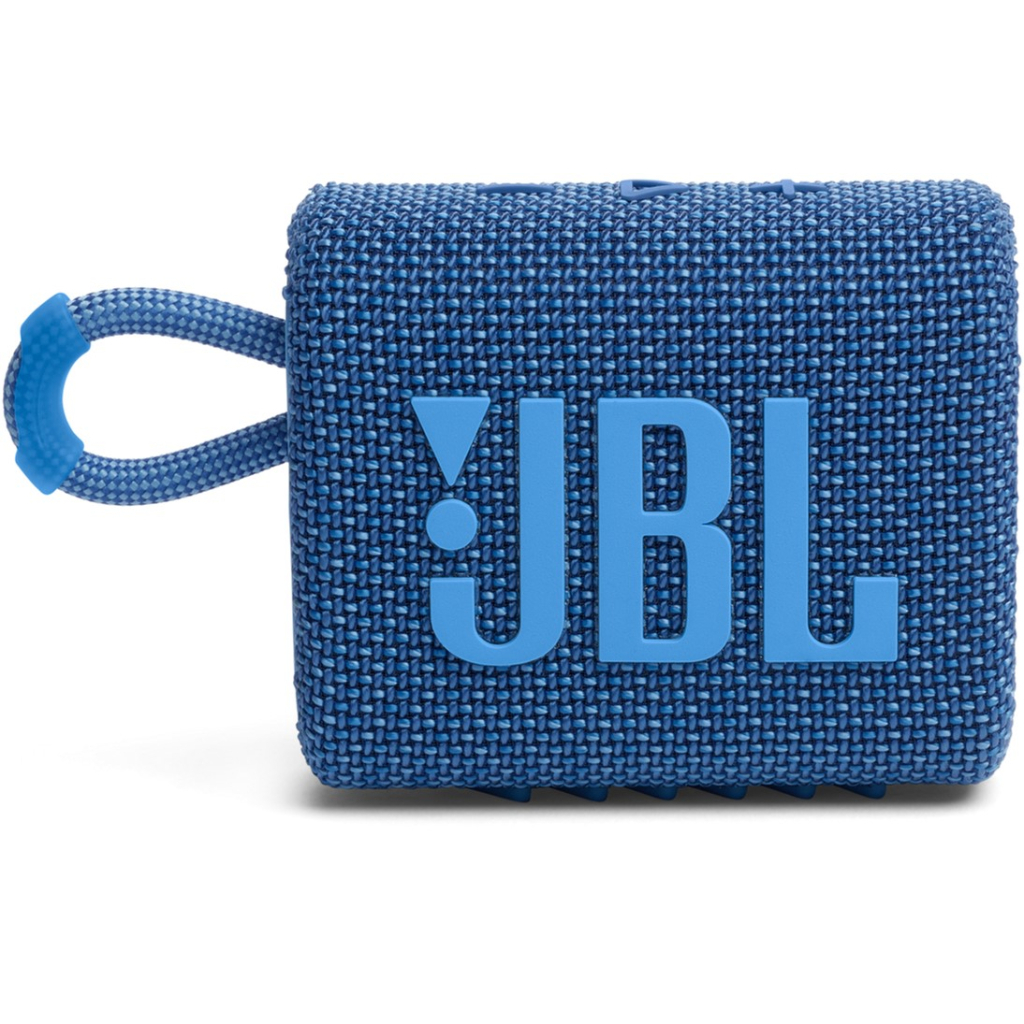 Акустична система JBL Go 3 Eco Blue (JBLGO3ECOBLU) - зображення 2