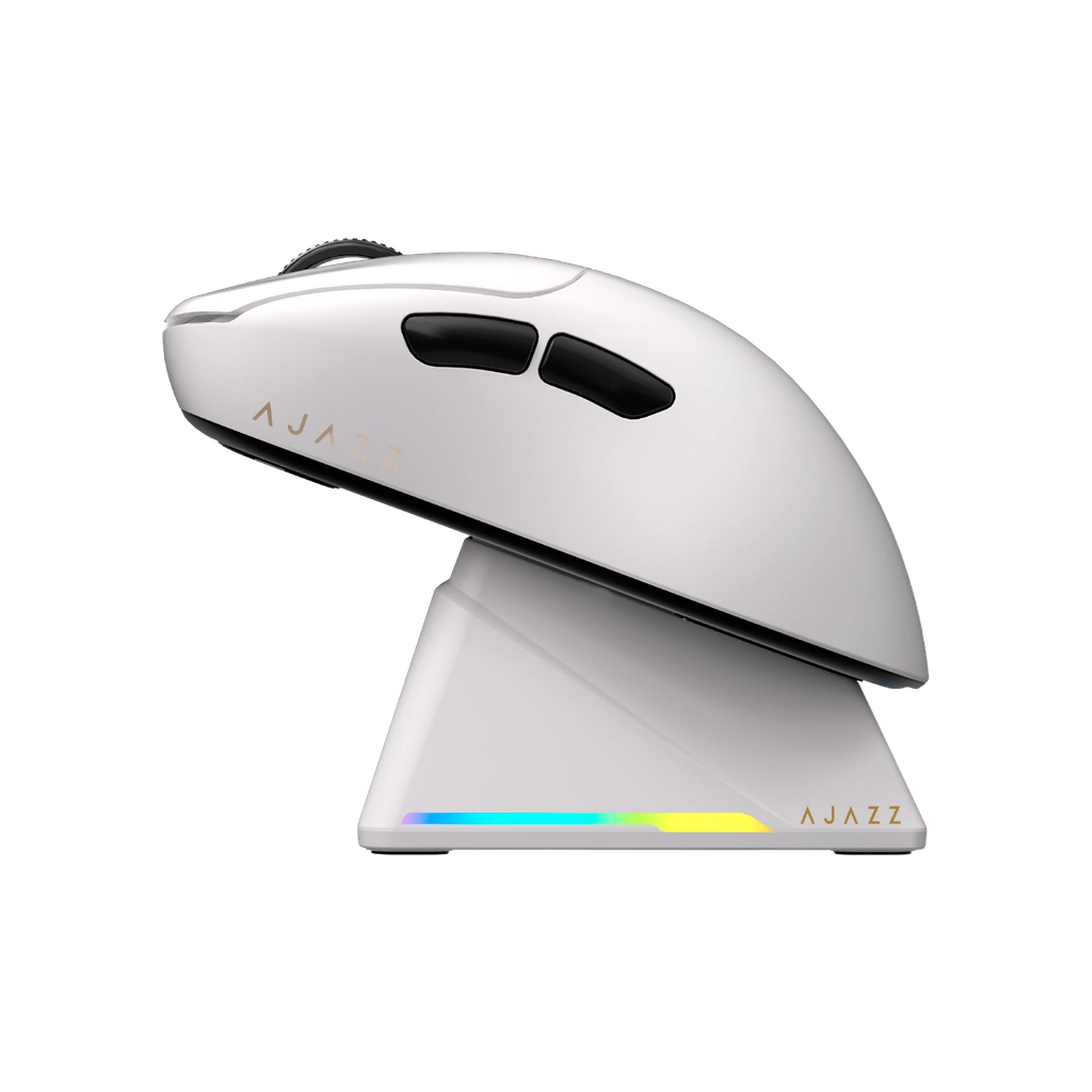 Мишка Ajazz AJ179PRO Wireless/Bluetooth/USB Charging Dock White (AJ179-PRO-W) - зображення 4