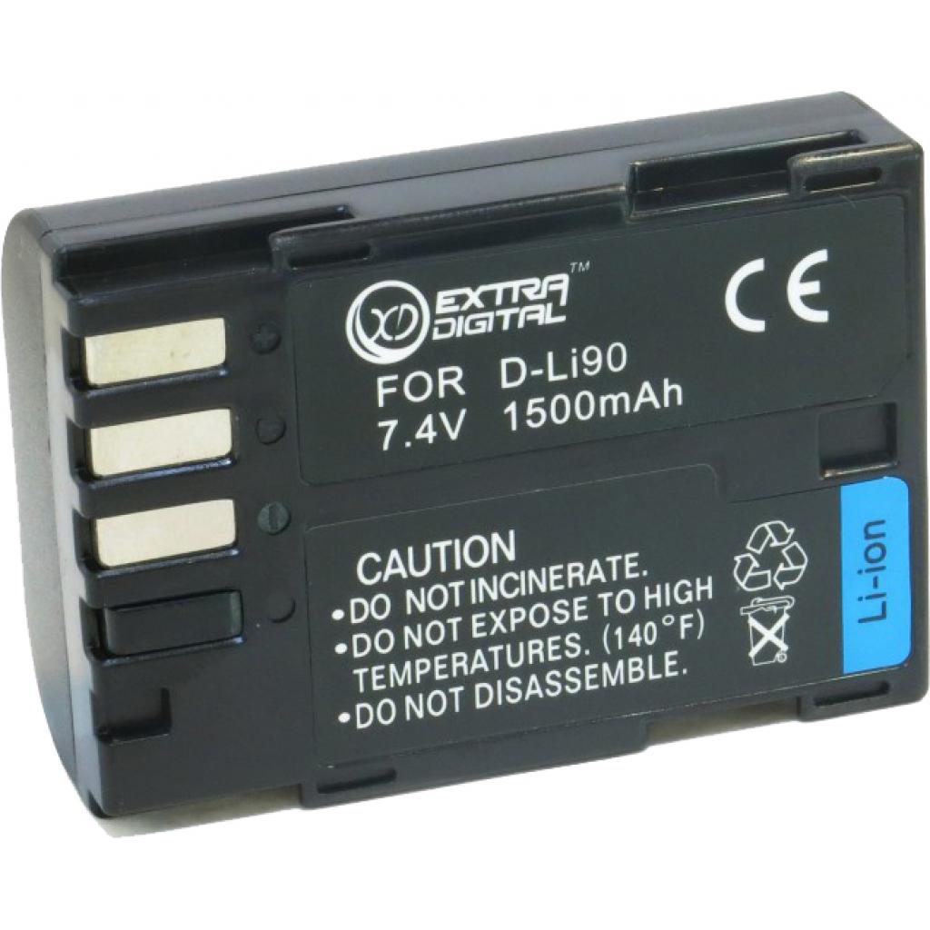 Акумулятор до фото/відео Extradigital Pentax D-Li90 (BDP2601) - зображення 1
