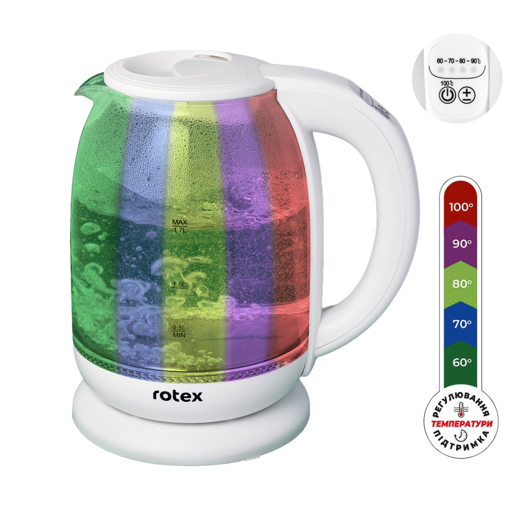 Електрочайник Rotex RKT85-G Smart - зображення 9