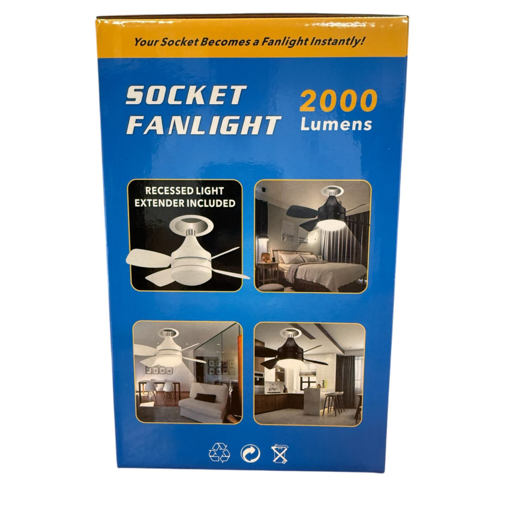 Вентилятор XoKo LED Socket Fanlight 2000 (XK-SFL-2000) - зображення 6