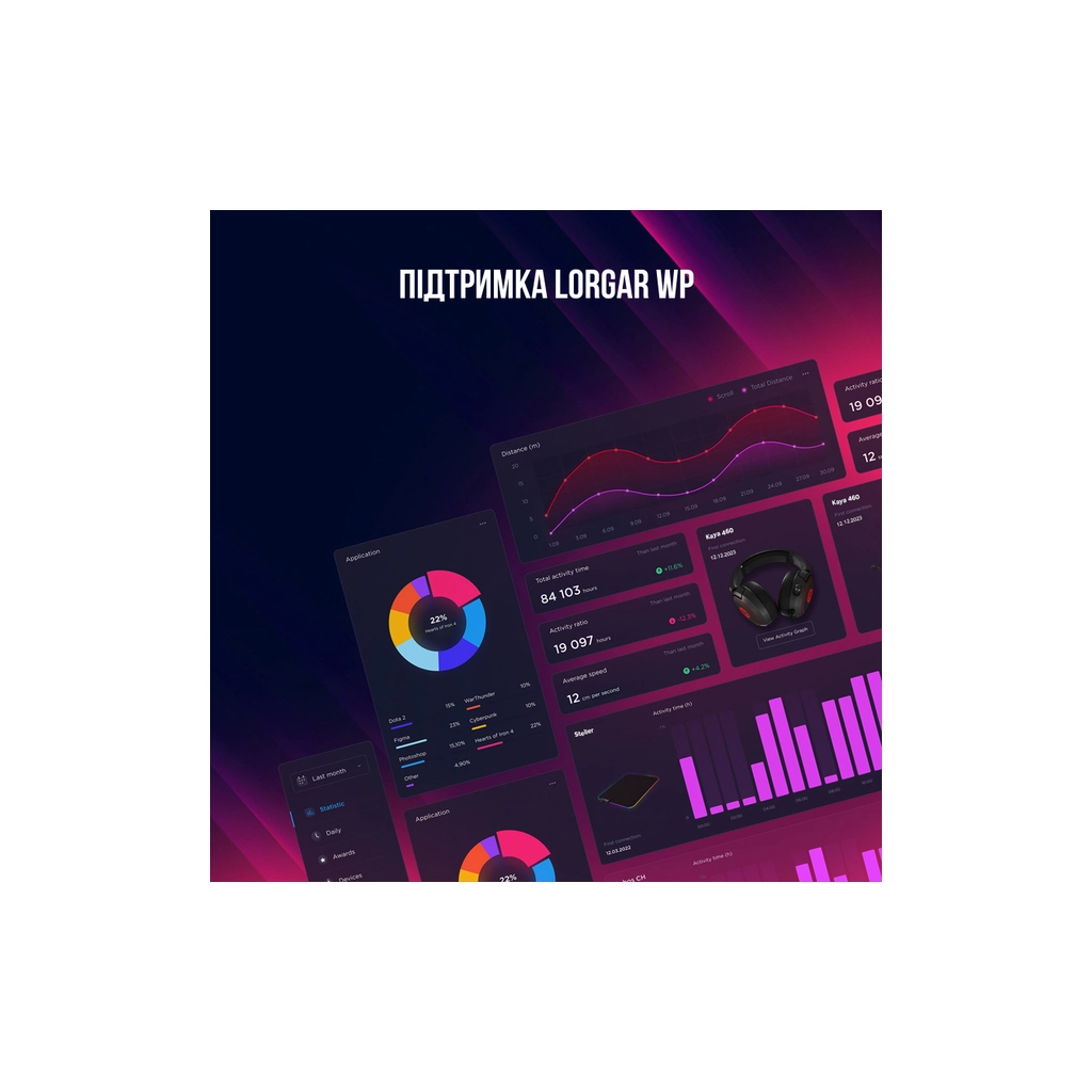 Навушники Lorgar Kaya 460 Gaming RGB USB Black (LRG-GHS460) - зображення 10