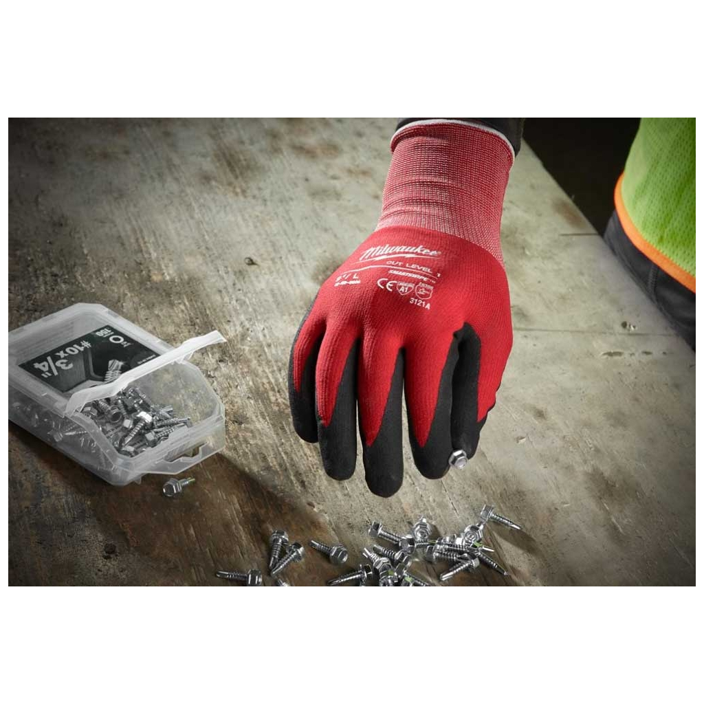 Захисні рукавиці Milwaukee з опором порізам 1 рівня, зимові, 8/M (4932471343) - зображення 4