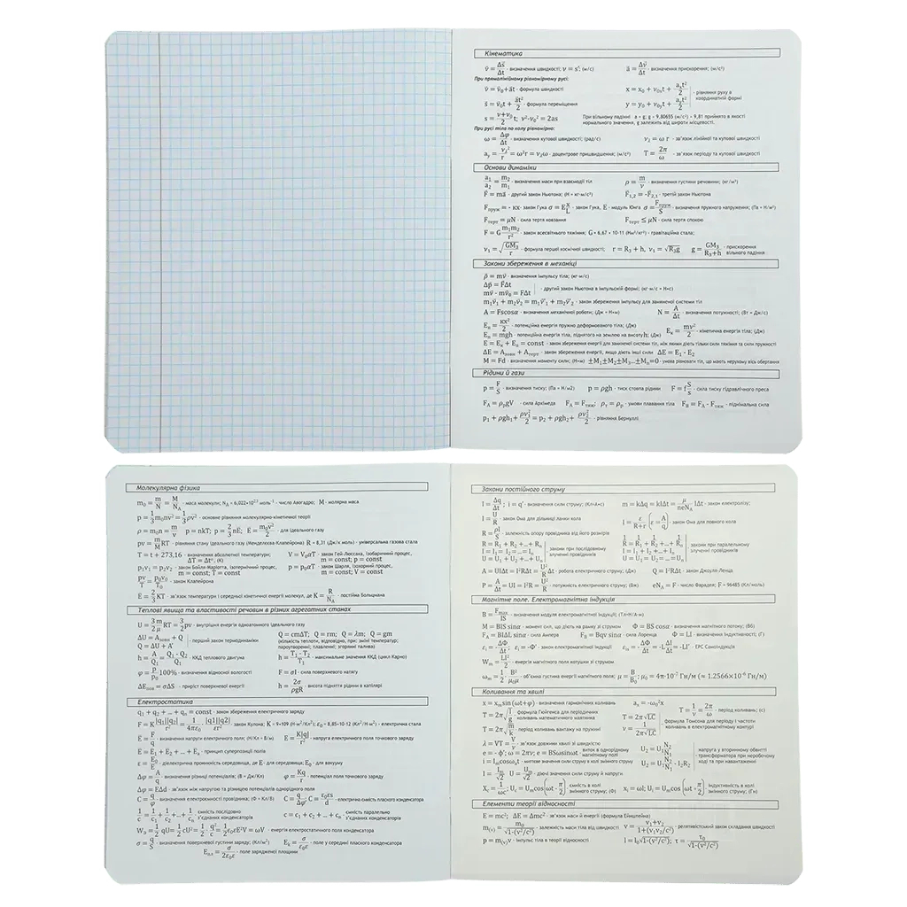 Зошит ZiBi набір учнівських BLACK 10 штук, 8 предметів (ZB.1700-99) - зображення 9