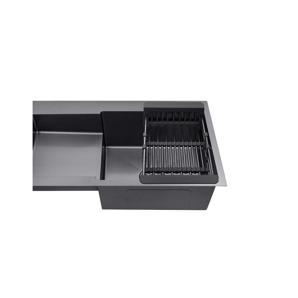 Мийка кухонна Kroner Schwarze-7848RHM (CV030024) - зображення 6