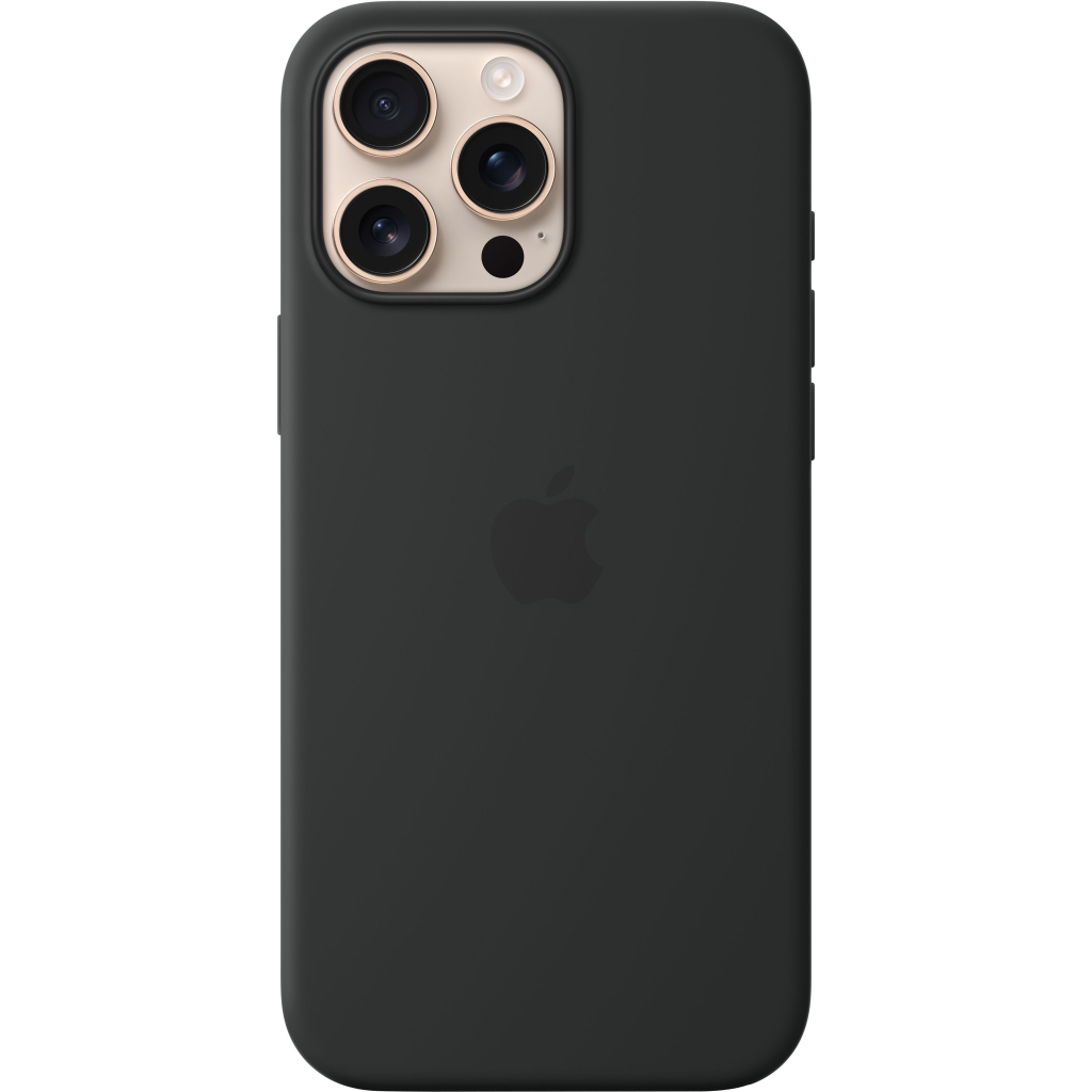 Чохол до мобільного телефона Apple iPhone16 Pro Max Silicone Case with MagSafe - Black (MYYT3ZM/A) - зображення 1