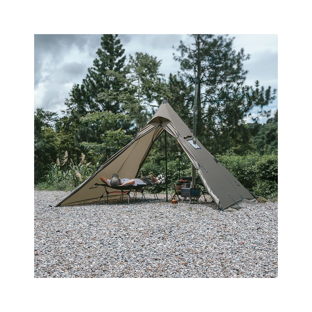 Намет Naturehike із гострою верхівкою CNK2300ZP025 коричневий (6976023922534) - зображення 6