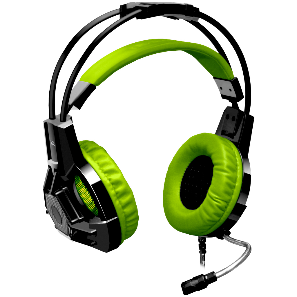 Навушники Defender Lester Black-Green (64543) - зображення 2