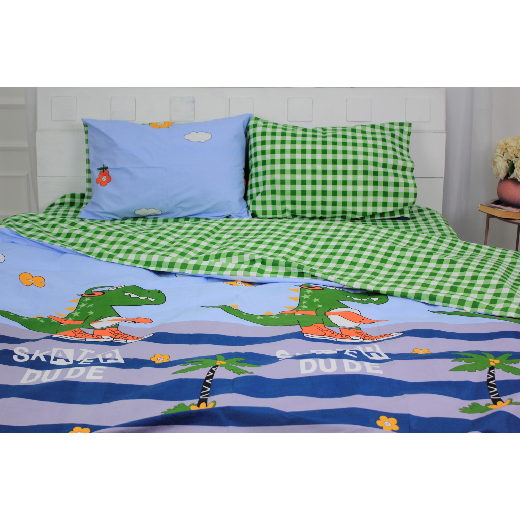 Постільна білизна MirSon Бязь Premium 17-0489 Skater Dude Сімейна 160x220 (2200003463088) - зображення 3