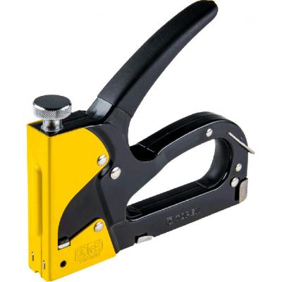 Степлер будівельний Topex 6-14 мм, для скоб типу G, L, E, гумова ручка (41E910) - зображення 1