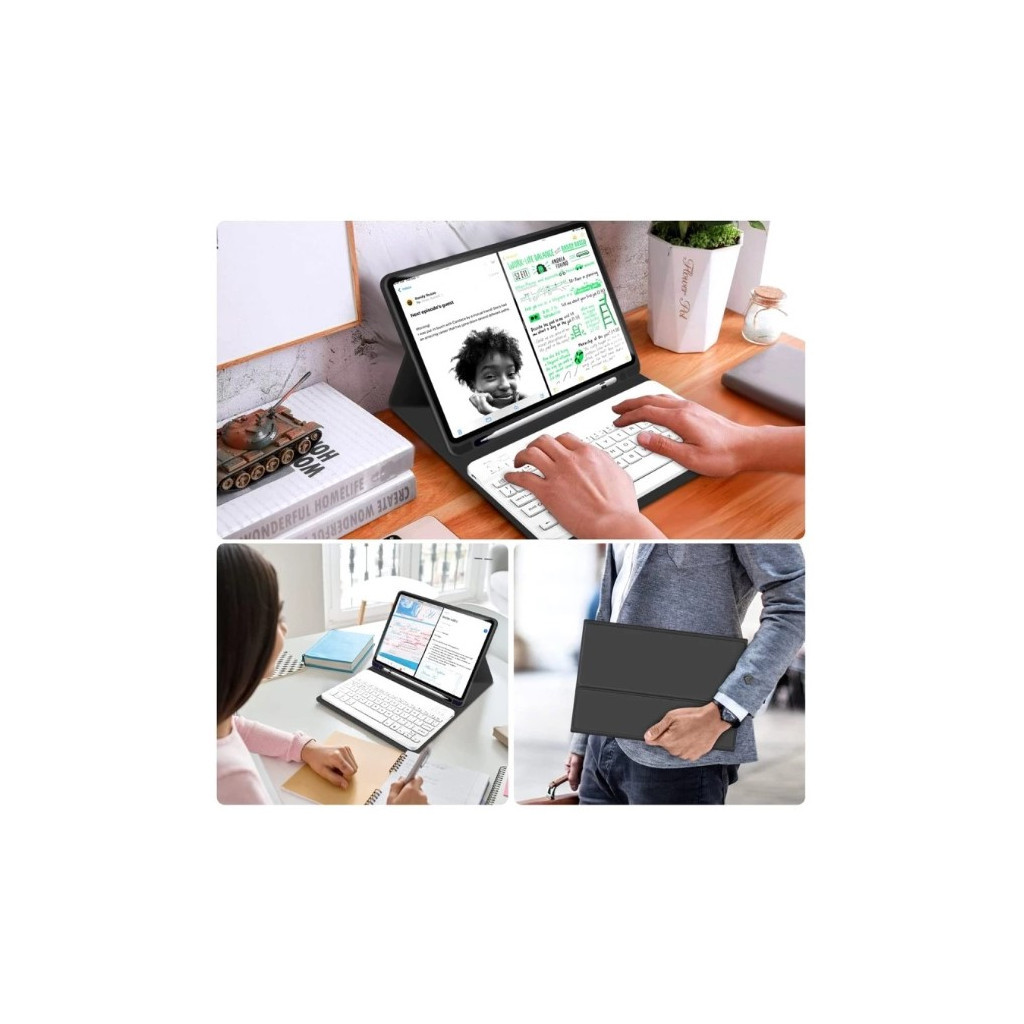 Чохол до планшета BeCover Keyboard Apple iPad 10.2 2019/2020/2021 Black (711134) - зображення 6