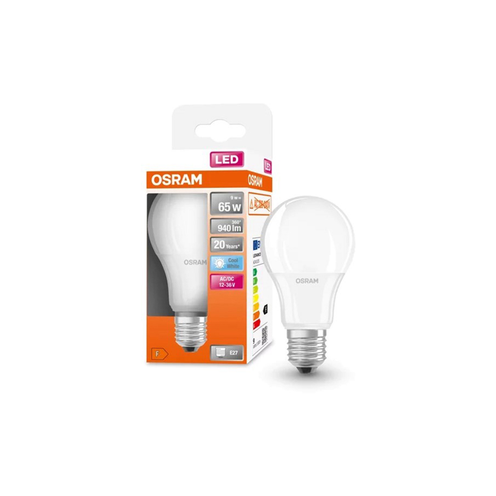 Лампочка Osram LED CL A65 9W/840 12-36V FR E27 (4058075757622) - изображение 3