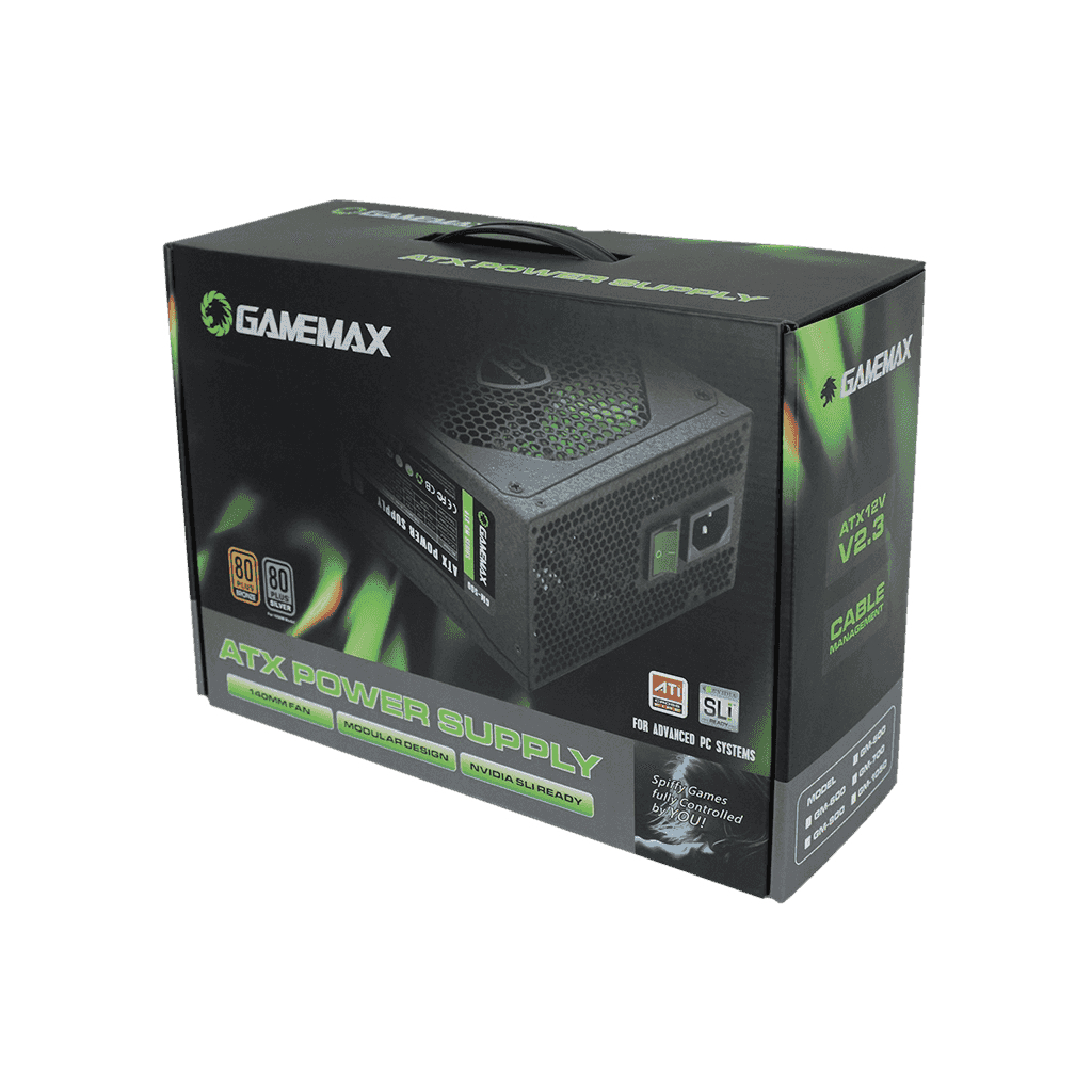 Блок живлення Gamemax GM-500 80+ APFC Black - изображение 6