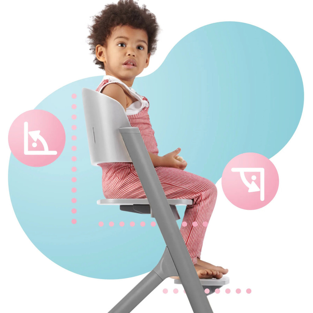 Стілець для годування Kinderkraft Igee Cloudy Grey (5902533919062) - зображення 8