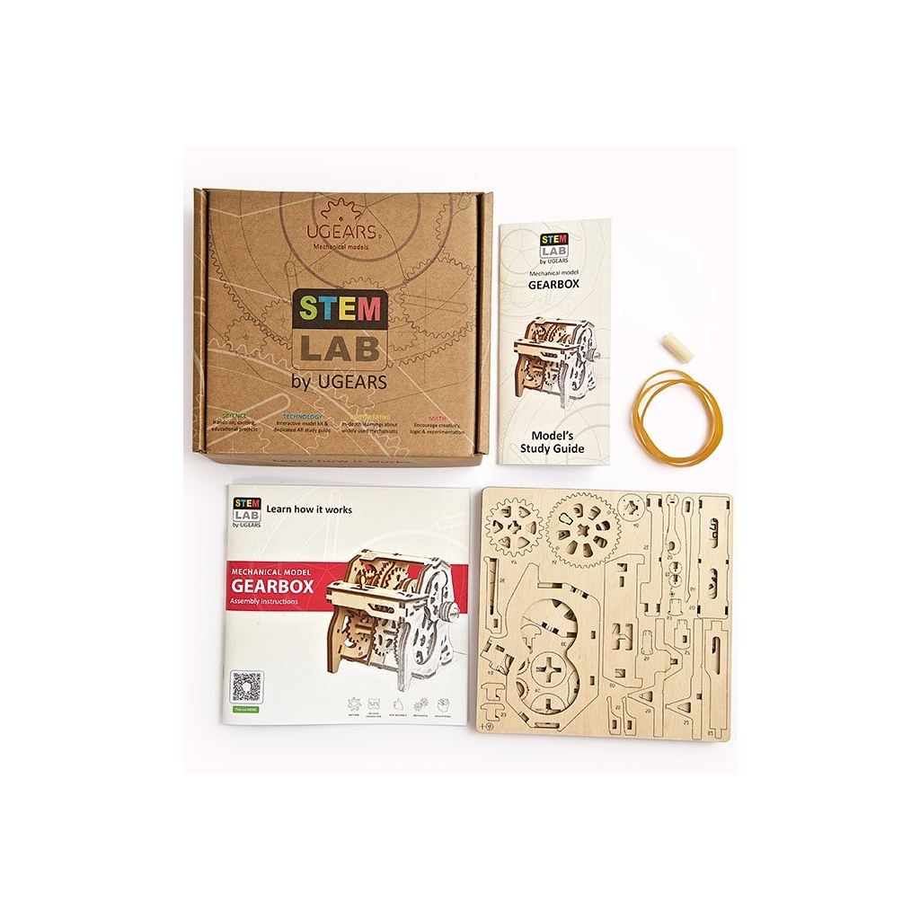 Конструктор Ugears Коробка передач (70131) - зображення 7