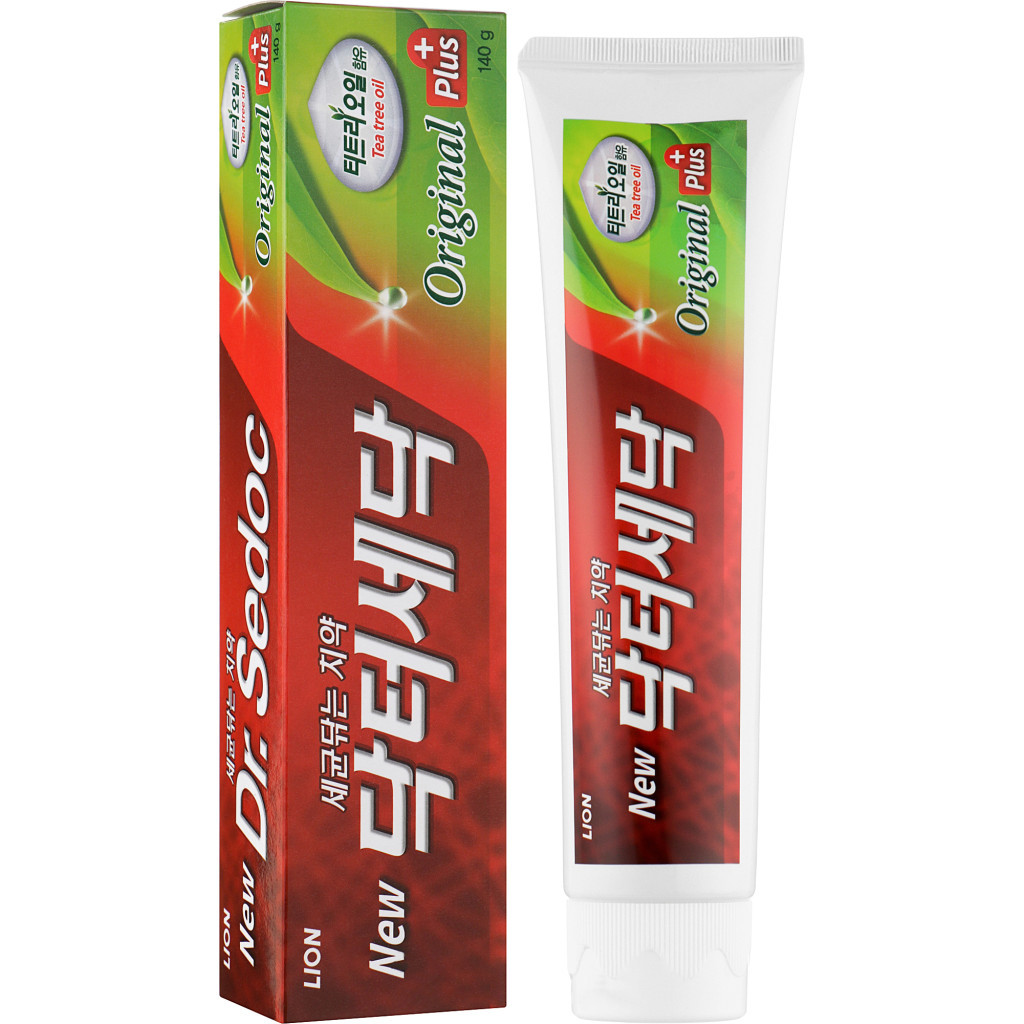 Зубна паста Lion Dr. Sedoc з олією чайного дерева 140 г (8801007008578) - зображення 1