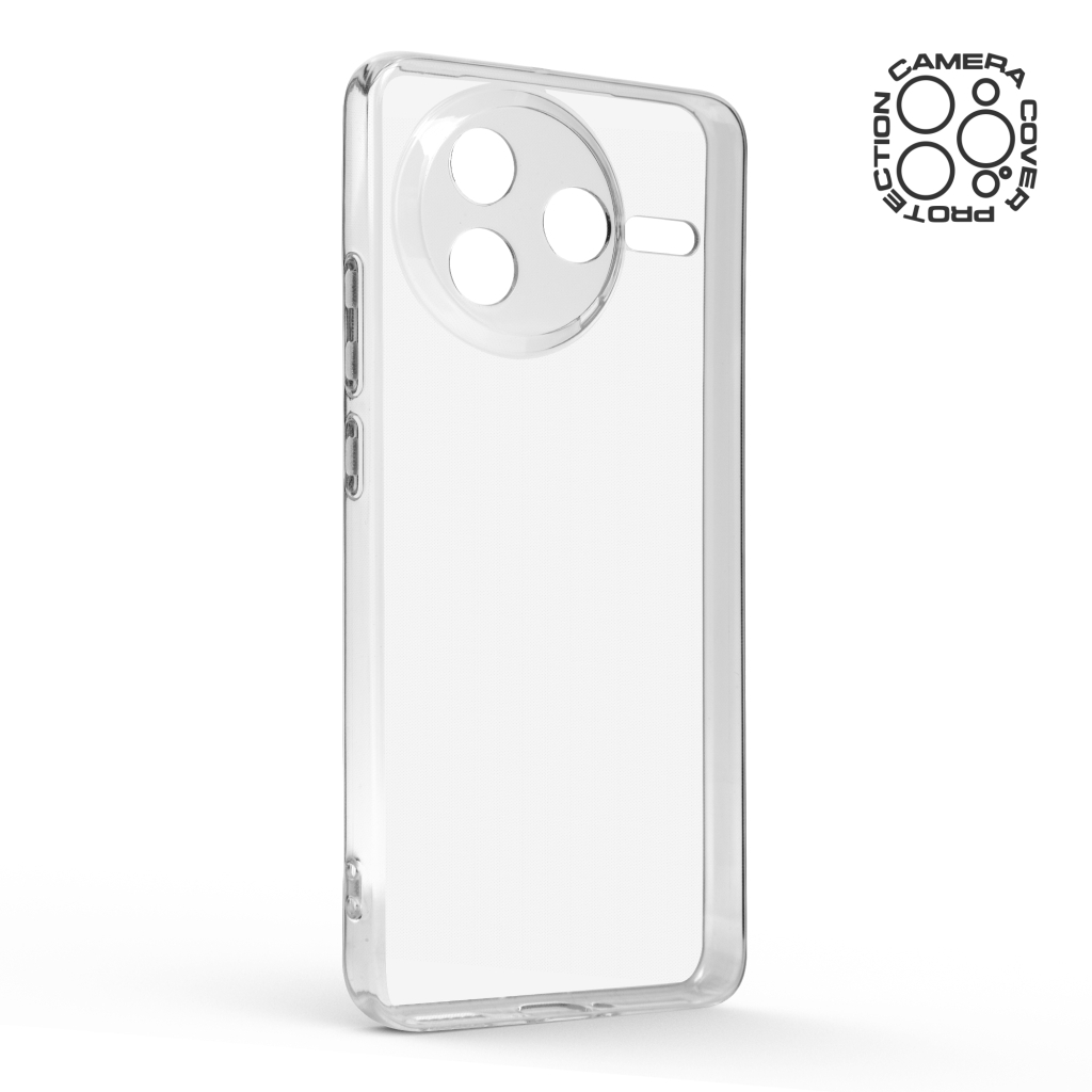 Чохол до мобільного телефона Armorstandart Air Xiaomi Poco F7 Pro Camera cover Clear (ARM80350) - зображення 2