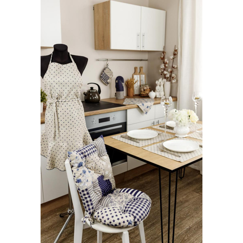 Кухонна прихватка Прованс Рукавичка Печворк синій Господиня (031504) - изображение 8