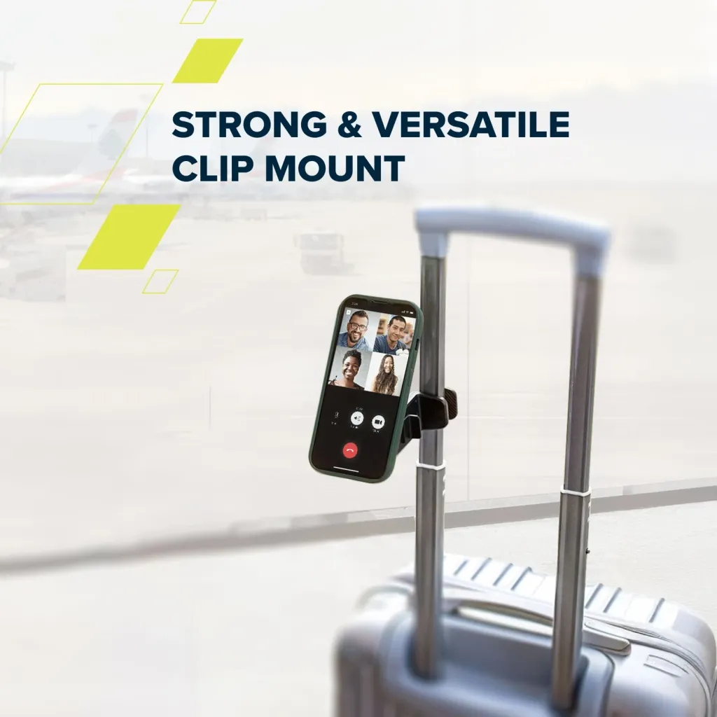 Тримач для смартфонів Canyon Magnetic travel holder OnGrip 11 clip mount Black (CNS-CCHM11) - зображення 6