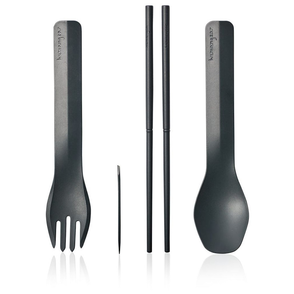 Набір туристичного посуду Humangear GoBites Quattro red (022.0085) - зображення 2