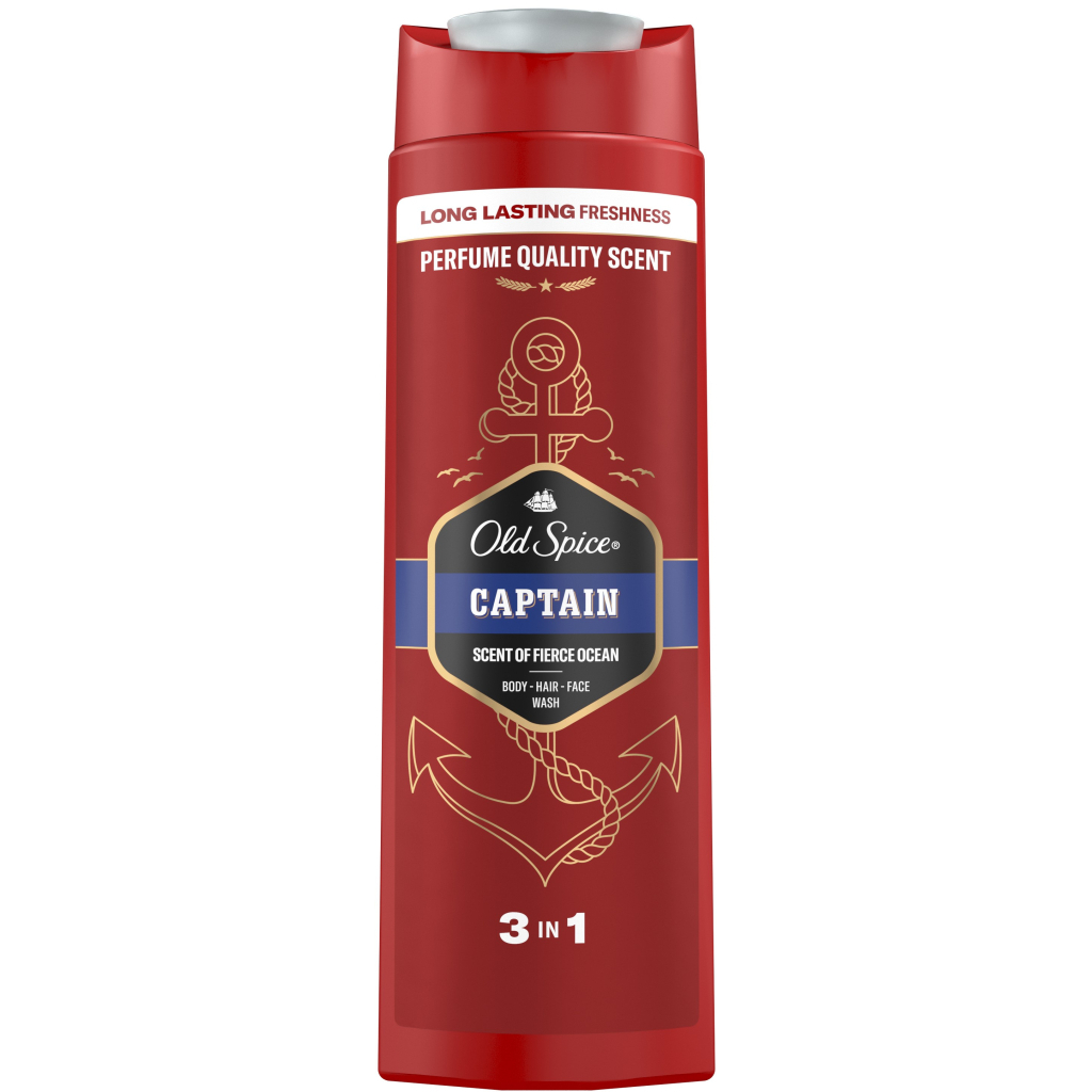 Гель для душу Old Spice Captain 400 мл (8001090965615/8700216859820) - изображение 2