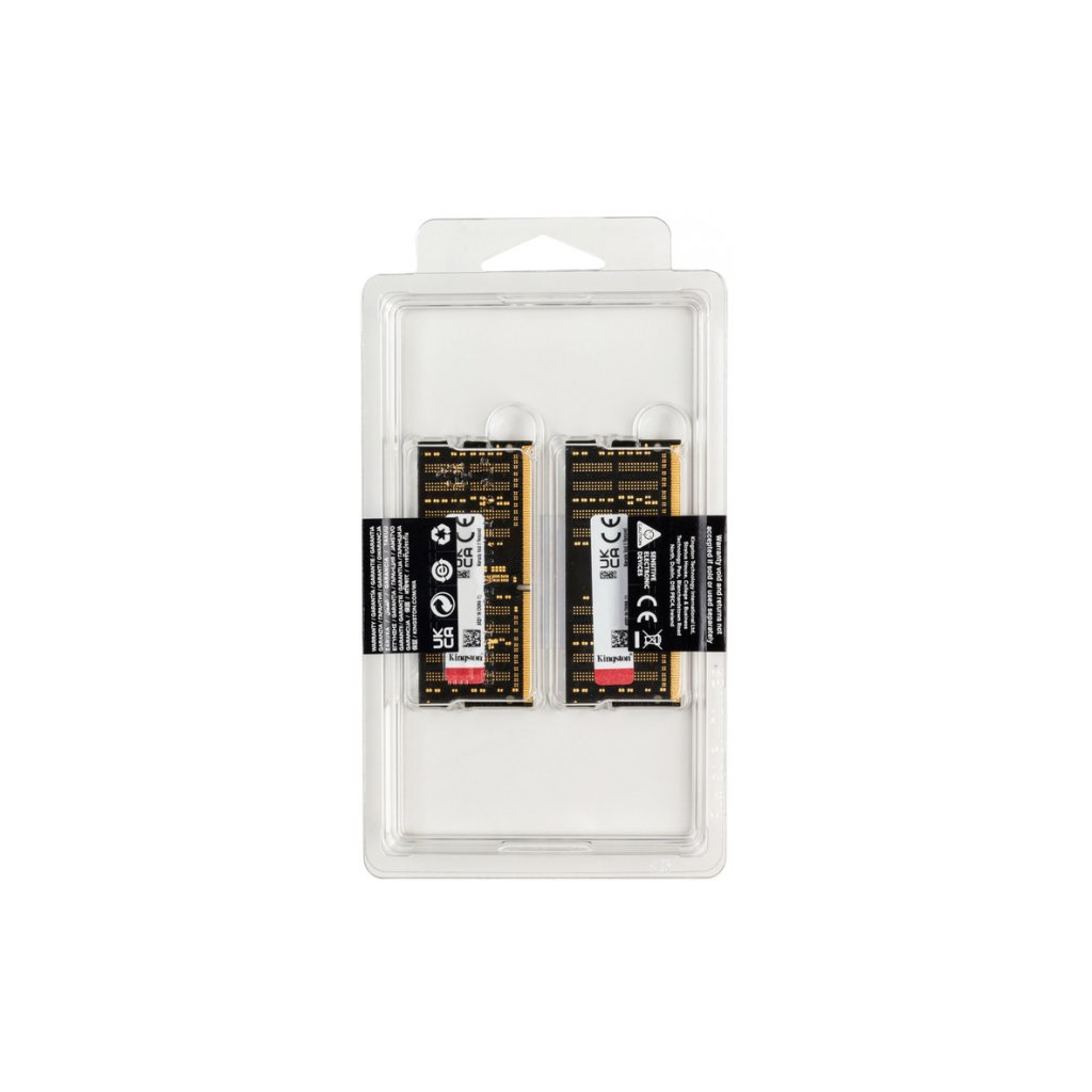 Модуль пам'яті для ноутбука SoDIMM DDR4 32GB (2x16GB) 2666 MHz FURY Impact Kingston Fury (ex.HyperX) (KF426S16IBK2/32) - зображення 3