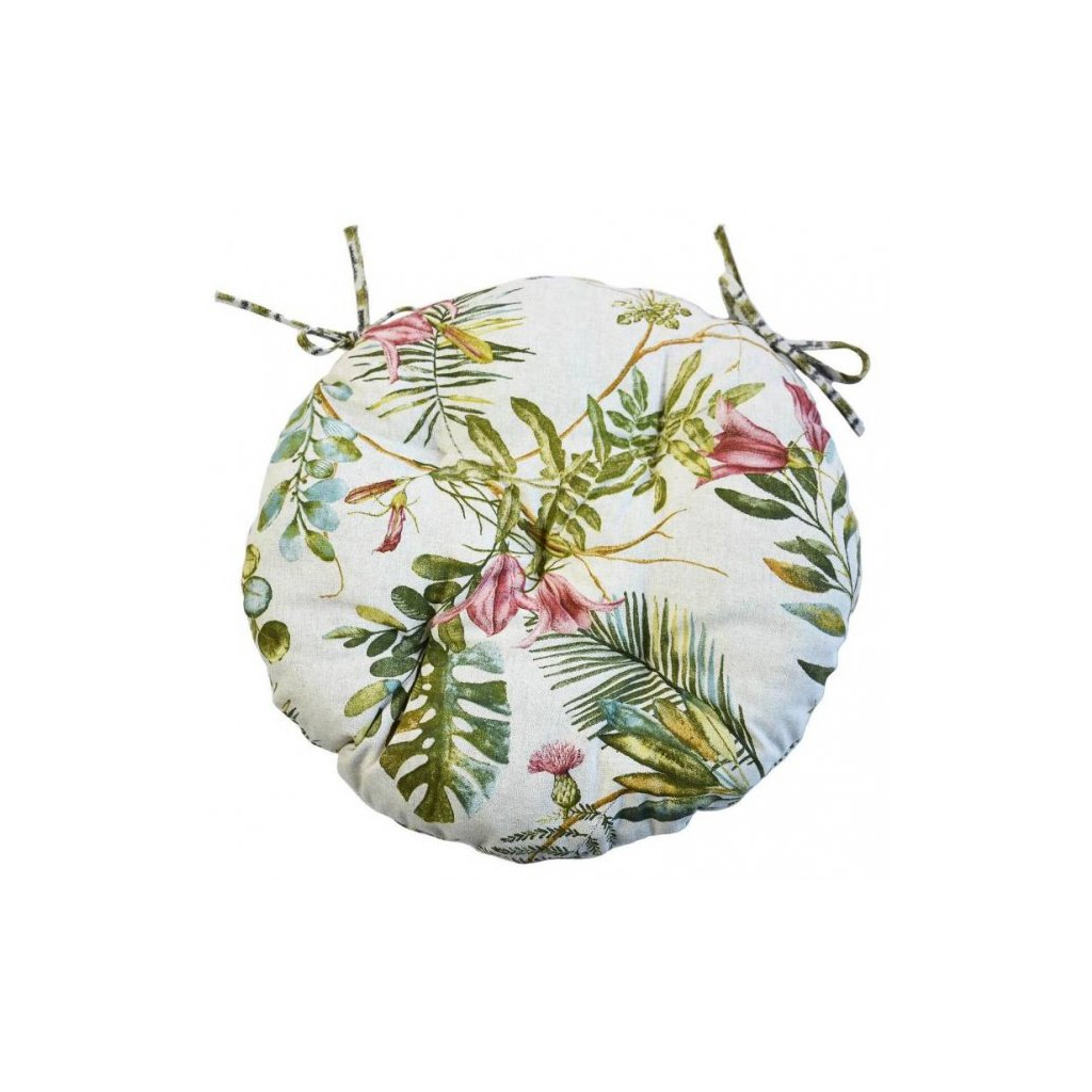 Подушка на стілець Прованс Villa Квіти D-40 (4823093445246) - зображення 1