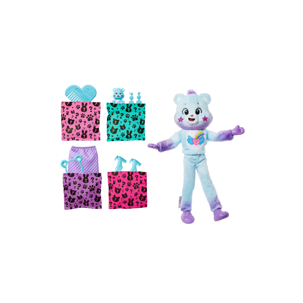 Лялька Barbie Cutie Reveal Care bears Нова хвиля Ведмедик Мрійник (JFV61) - зображення 3