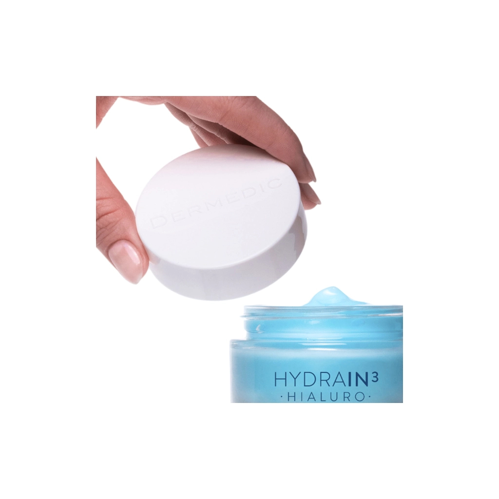 Крем для обличчя Dermedic Hydrain 3 Hialuro Ультра зволожувальний крем-гель 50 мл (5901643172718) - изображение 4