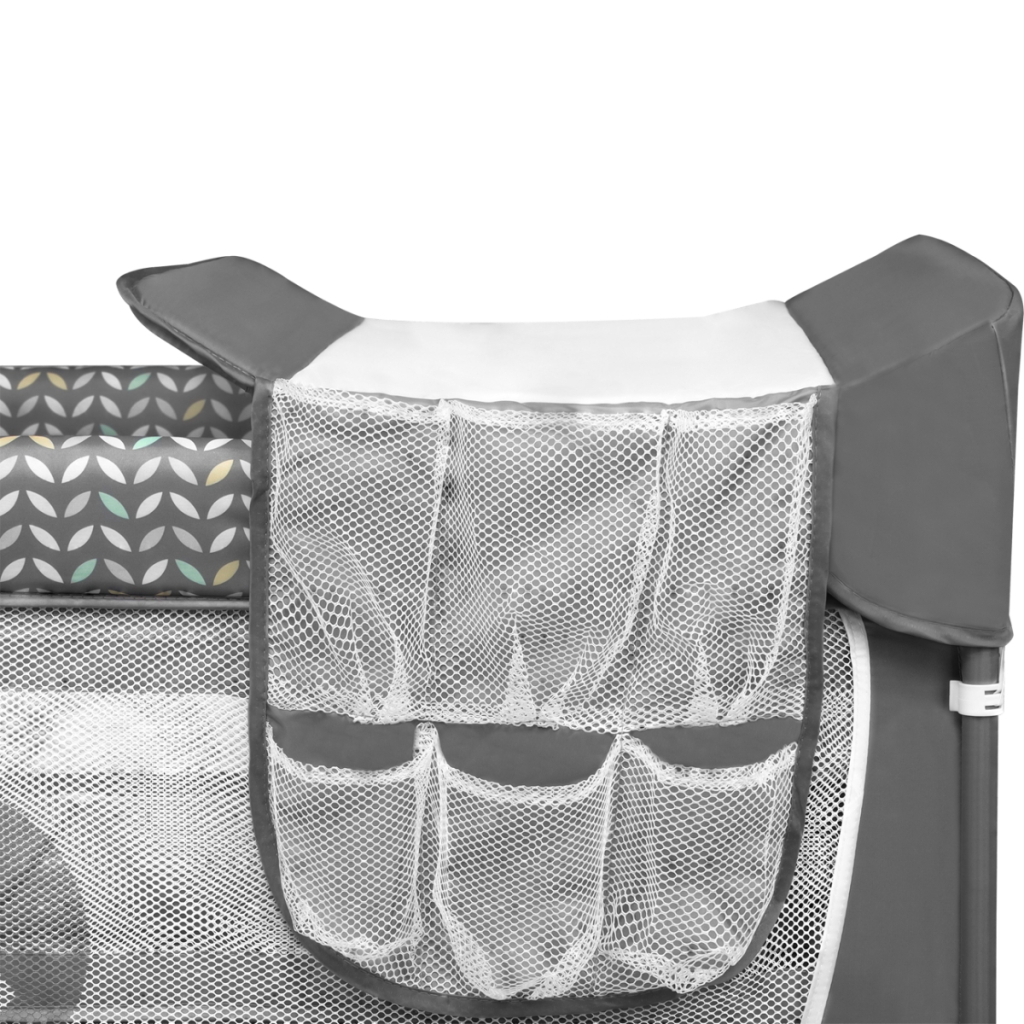 Дитячий манеж Lionelo Flower Grey Scandi (LO-FLOWER GREY SCANDI) - изображение 9