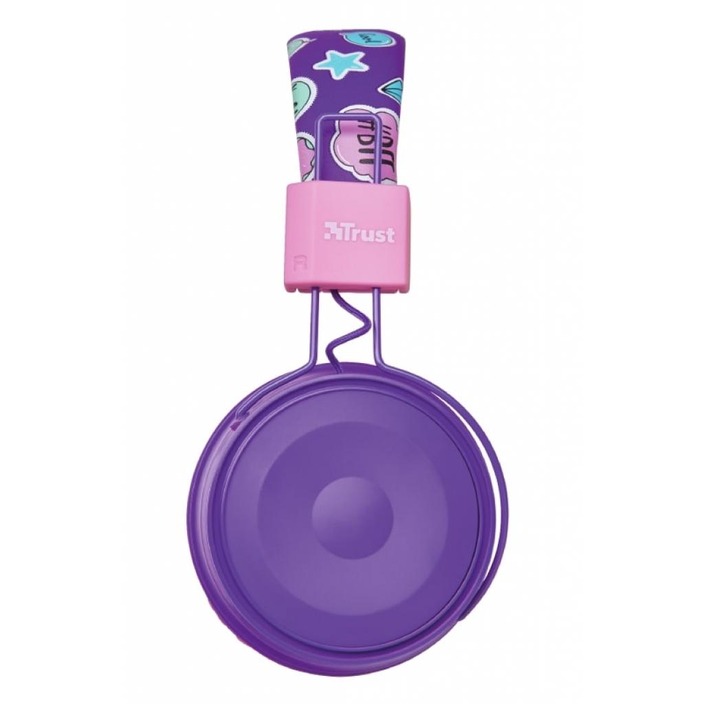 Навушники Trust Comi Kids Over-Ear Purple (23129) - зображення 3