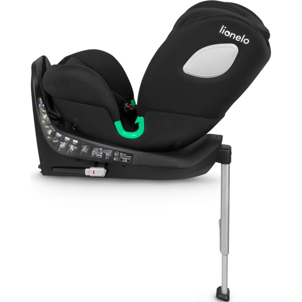 Автокрісло Lionelo Braam i-Size Black Carbon, чорно-сіре (LO-BRAAM I-SIZE BLACK CARBON) - зображення 5