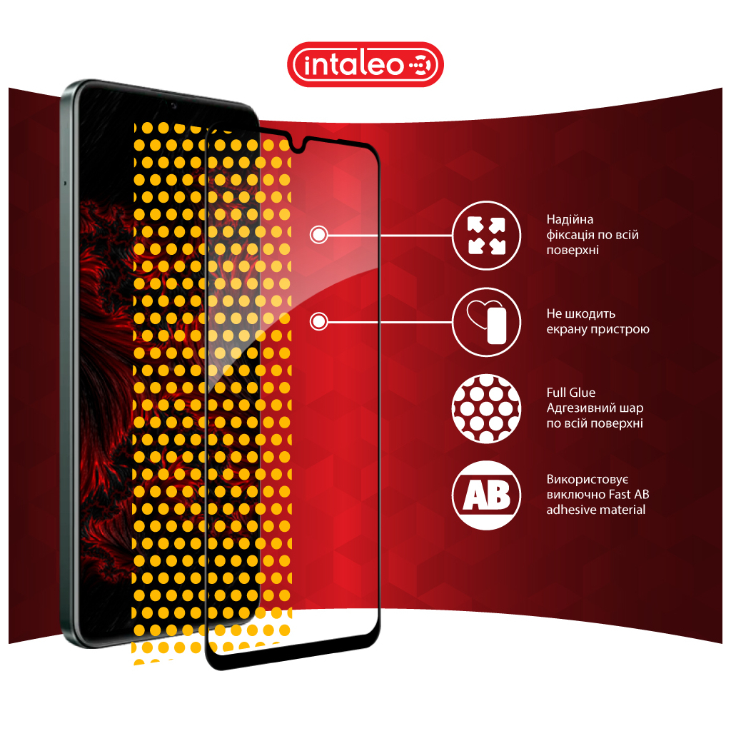 Скло захисне Intaleo Full Glue Realme C61 Black (1283126594052) - зображення 7