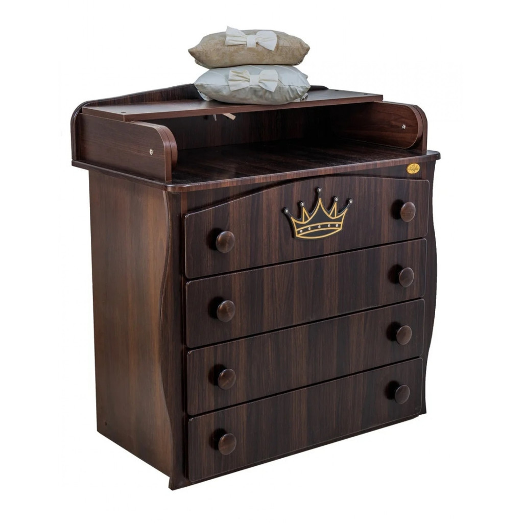 Комод-пеленатор Angelo Корона (горіх) 90х51х90 (19008) - зображення 4