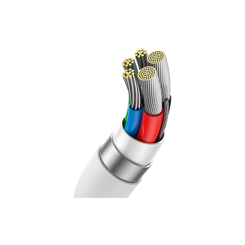 Дата кабель USB 2.0 AM to USB-C 1.0m Superior Fast Charging 60W white Baseus (CAYS000902) - зображення 5