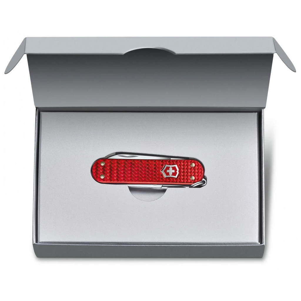 Ніж Victorinox Classic SD Precious Alox Iconic Red (0.6221.401G) - зображення 3
