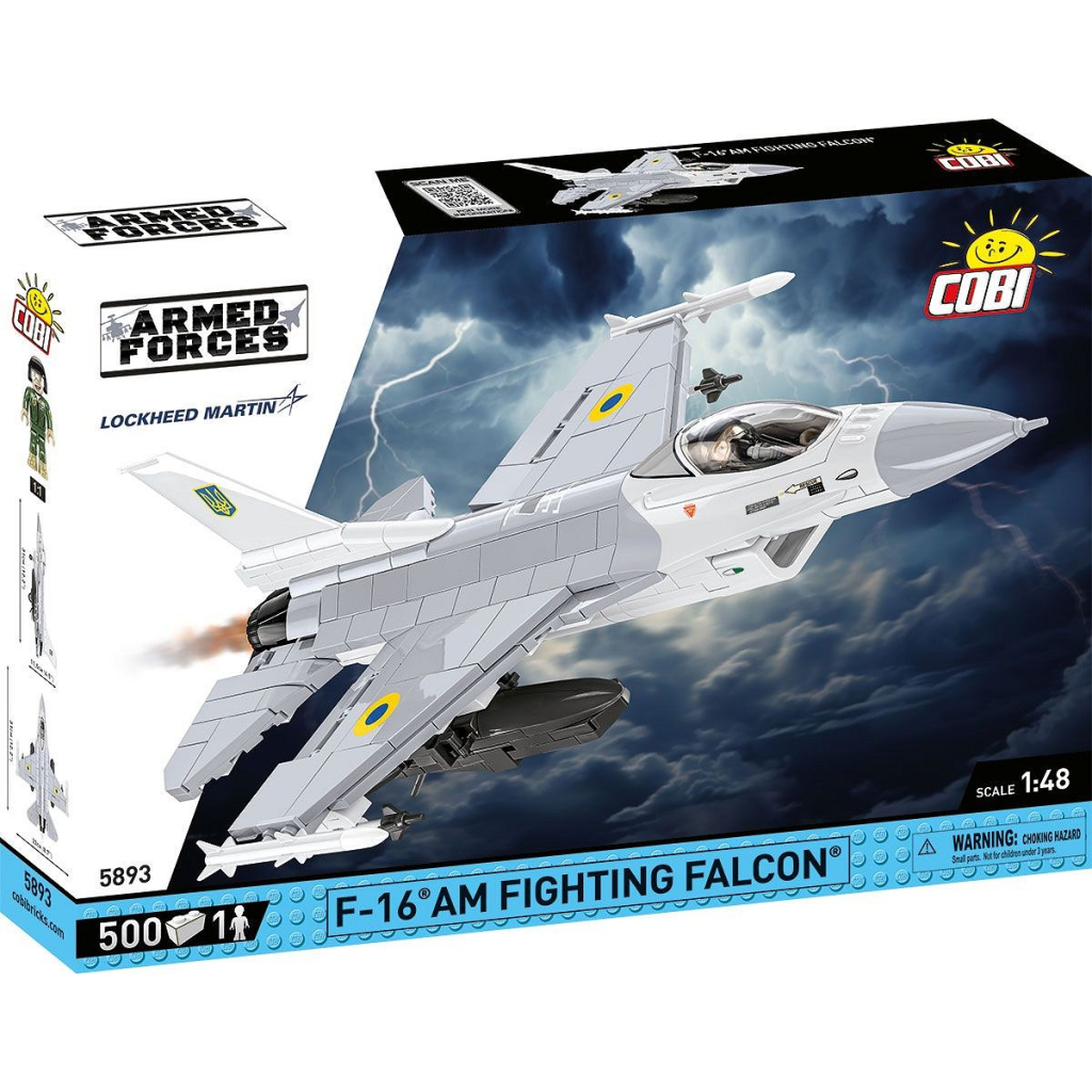 Конструктор Cobi Літак F-16C Fighting Falcon (UA), 500 деталей (COBI-5893) - зображення 1